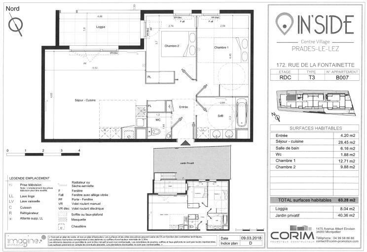 Maison à louer, 63m², Prades-le-Lez