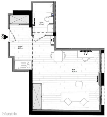 Appartement à louer, 30m², Reims