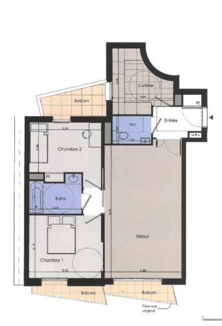 Appartement à vendre, 65m², Paris 15ème