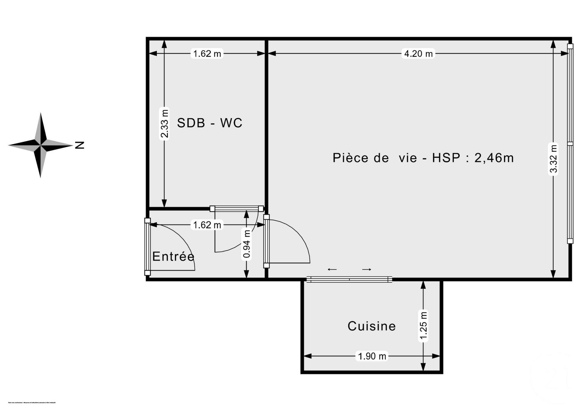 Appartement à vendre, 22m², Paris 12ème