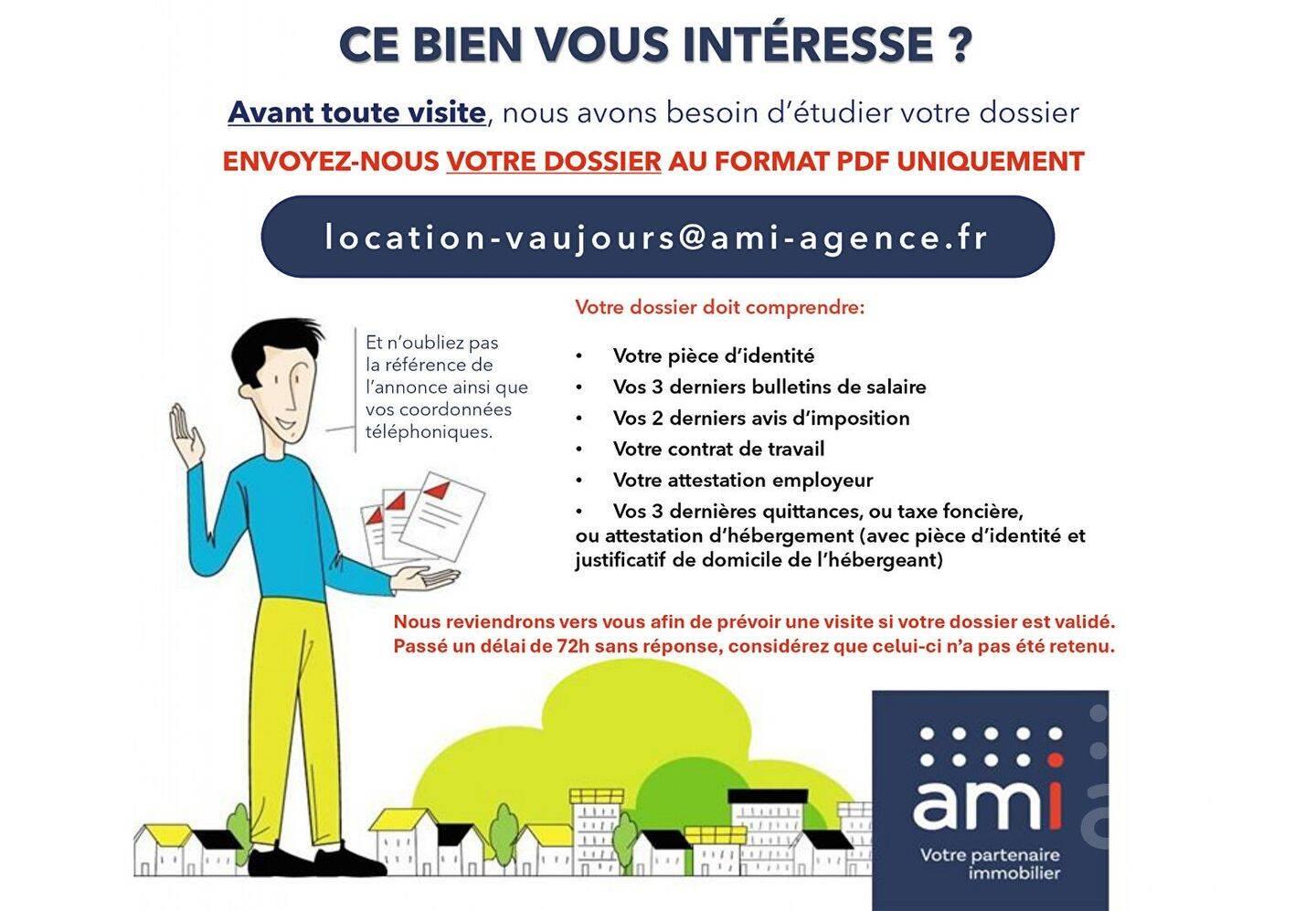 Appartement à louer, 36m², Vaujours