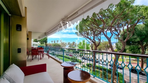 Cannes Pointe Croisette - 4-Zimmer-Eckwohnung von 103m2 - Meerblick