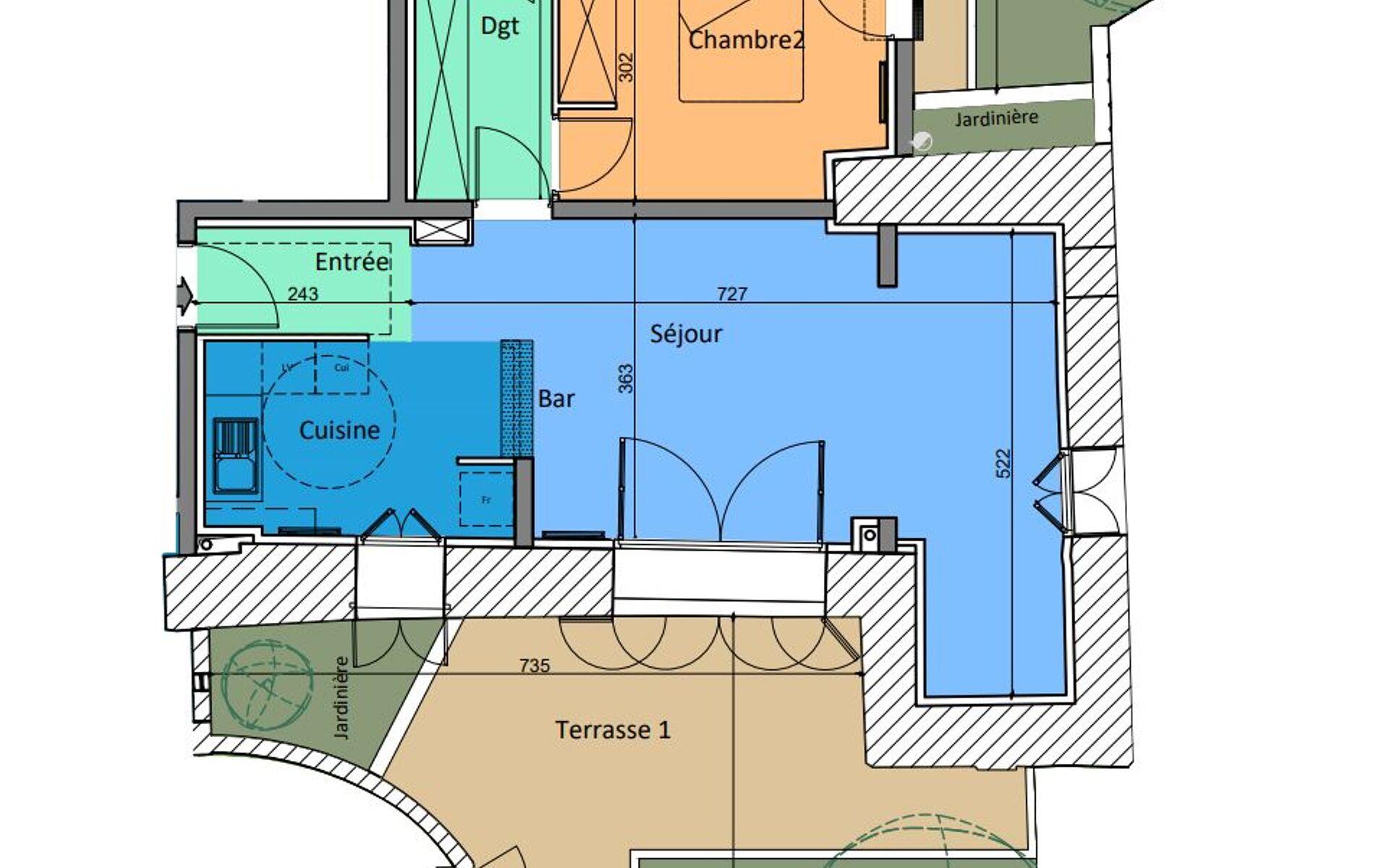 Appartement à vendre, 78m², Nîmes