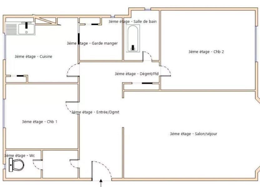 Appartement à vendre, 95m², Lyon 3ème