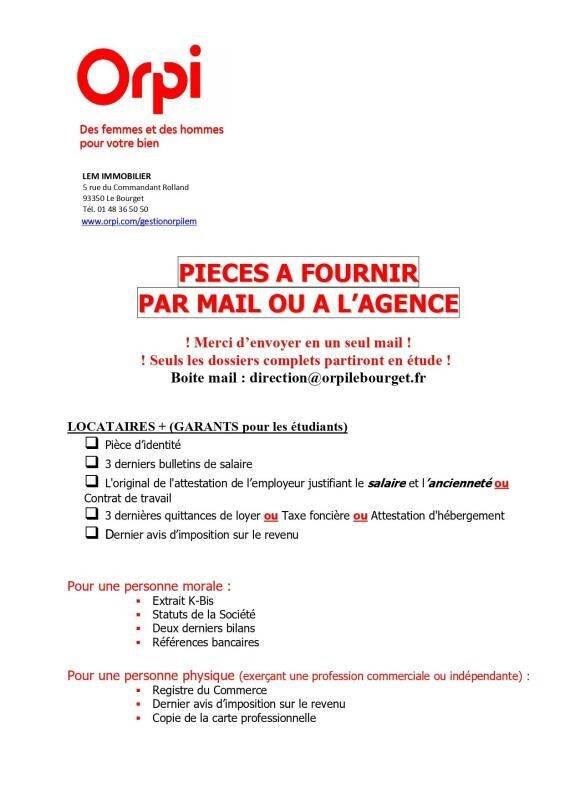 Appartement à louer, 33m², Le Bourget