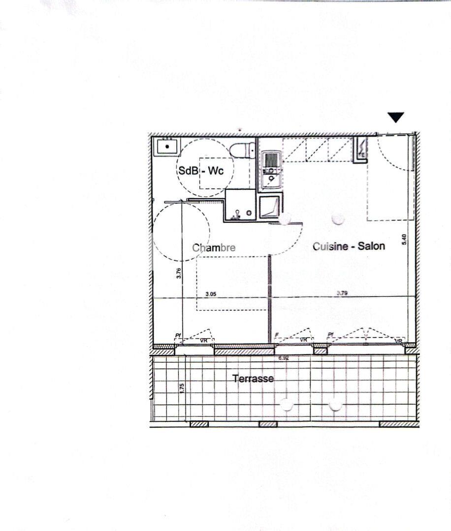 Appartement à vendre, 36m², Marseille 3ème