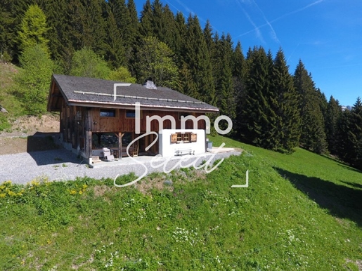 Renoviertes Bauernhaus mit Blick auf den Mont Blanc