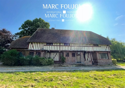 Manor house - stud style equestrian property on 25 hectares in Normandy with outbuildings...
