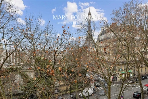 Paris 16 Chaillot : appartement haussmannien de 235 m² avec vue sur le Palais Galliera