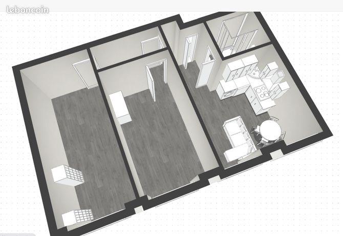 Appartement à vendre, 50m², Saint-Etienne