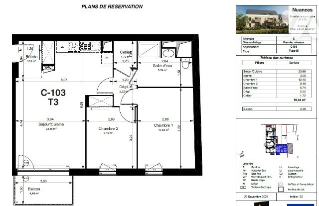Appartement à vendre, 39m², Montlouis-sur-Loire