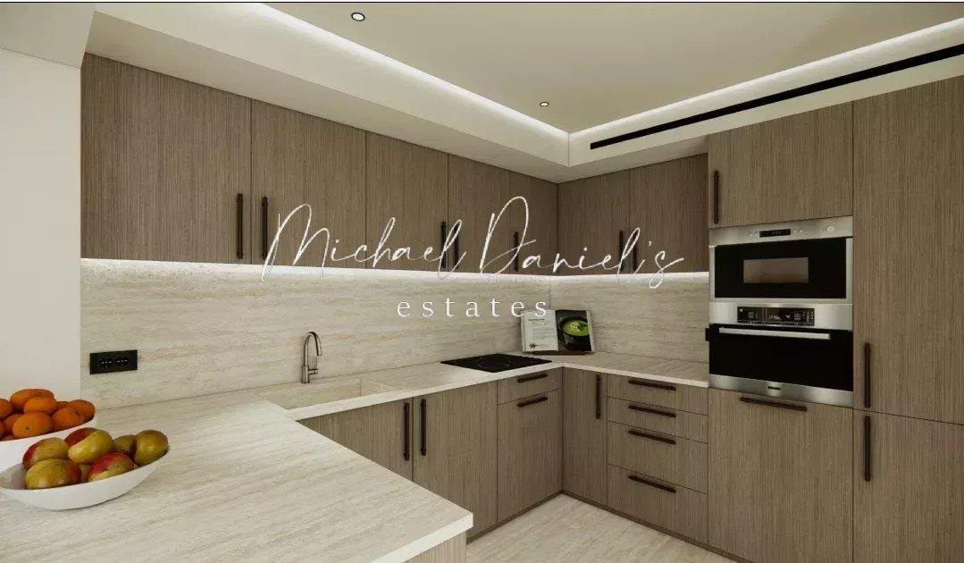 Newly build apartments in the hills of Villefranche .