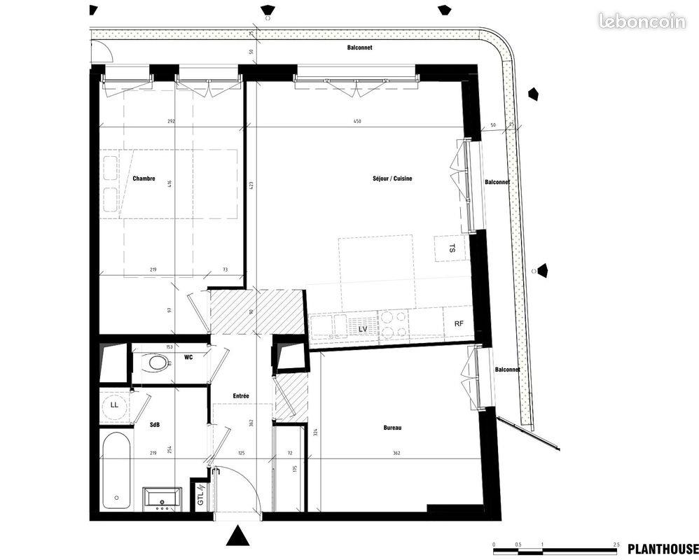 Appartement à vendre, 74m², Paris 13ème