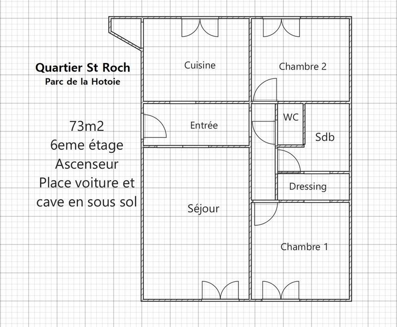 Appartement à vendre, 73m², Amiens